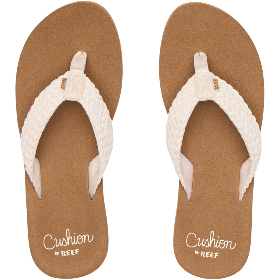2026 Reef Womens Baja Maria Flip Flops CJ7338 - Brown / Vintage